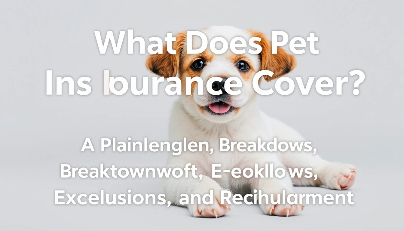 What Does Pet Insurance Cover? A Plain-English Breakdown of Policies, Exclusions, and Reimbursement What Does Pet Insurance Cover? A Plain-English Breakdown of Policies, Exclusions, and Reimbursement